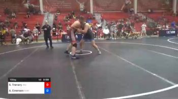 130 kg Quarterfinal - Spencer Trenary, Jackrabbit Wrestling Club vs Austin Emerson, Nebraska Wrestling Training Center