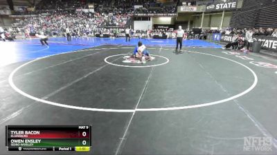 2A 120 lbs Champ. Round 1 - Owen Ensley, Sedro-Woolley vs Tyler Bacon, Ellensburg