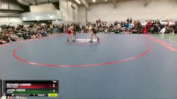 120 lbs Cons. Round 2 - Jacen Weese, Valley vs Richard Carrier, Regis Jesuit