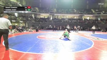 132-4A 1st Place Match - Grant Albright, Allatoona vs Gabriel Easey, Ola