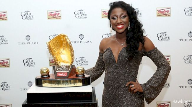 A.J. Andrews Becomes the First Woman to Receive Rawlings Gold Glove -  FloSoftball