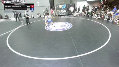 157 lbs Michael Disa Scott, MDWA - Mount Diablo Wrestling Association vs Orion Hill, SAWA - Sacramento Area Wrestling Association