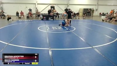 106 lbs Placement Matches (8 Team) - Grayson Hostetter, Pennsylvania Red vs Rocco Gannon, Washington