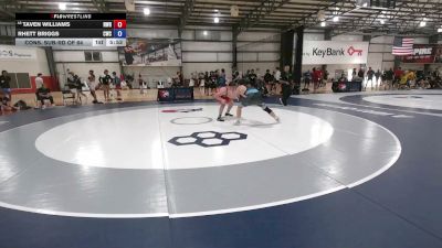 74 kg Cons. Sub-rd Of 64 - Taven Williams, Noke Wrestling RTC vs Rhett Briggs, Cardinal Wrestling Club