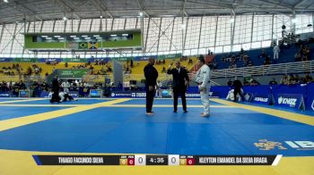 Kleyton Emanoel Da Silva Braga vs Thiago Facundo Silva 2026 Brasileiro Jiu-Jitsu IBJJF
