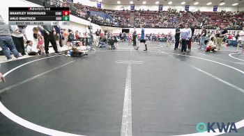 46 lbs Quarterfinal - Brantley Rodriques, D3 Wrestling Cluib vs Arlo Shattuck, Harrah