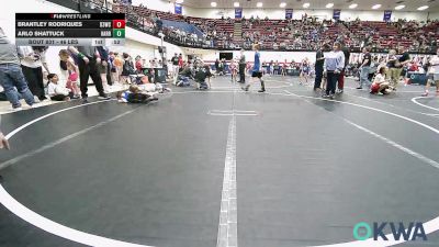46 lbs Quarterfinal - Brantley Rodriques, D3 Wrestling Cluib vs Arlo Shattuck, Harrah