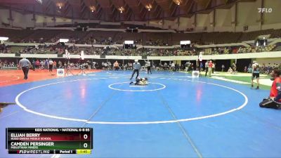 National 6-8 85 Cons. Round 2 - Elijah Berry, Hugo Owens Middle School vs Camden Persinger, Midlothian Miners