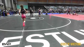 82 lbs Quarterfinal - JaeBrie Defender, Matpac vs Kaleesi Poston, Rock Of Redmond