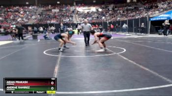 150 lbs Champ. Round 2 - Andrae Ramirez, Meridian vs Aidan Prakash, Moscow