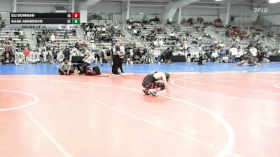 113 lbs Round Of 32 - Eli Bowman, GA vs Gage Anderson, UT