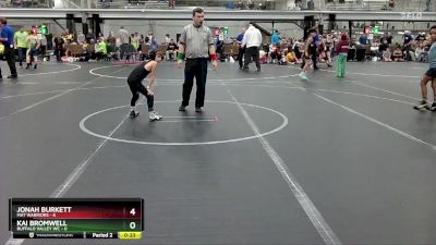 48 lbs Round 3 (4 Team) - Jaxson Yothers, Mat Warriors vs Daniel Merva, Buffalo Valley WC