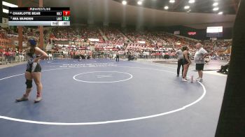 145 lbs Champ. Round 1 - Mia Munden, Larned HS vs Charlotte Bear, Holton HS