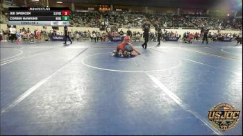 92 lbs Consi Of 4 - Jed Spencer, SlyFox Wrestling Academy vs Corbin Hawkins, Noble Takedown Club