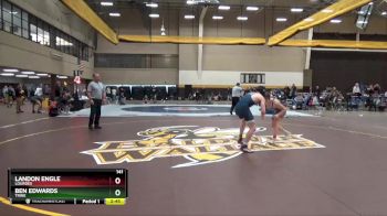 141 lbs Cons. Round 4 - Ben Edwards, Trine vs Landon Engle, Lourdes