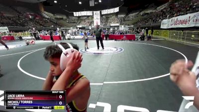 53 lbs Semifinal - Jace Liera, Rough House Wrestling vs Nicholi Torres, California