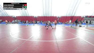 157 lbs Round 3 (8 Team) - Brady DeCamp, Xavier-Cedar Rapids A vs Aidan Minihane, Glenbrook South