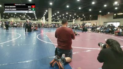 112 lbs Quarterfinal - Noah Flores, Blackman Wrestling Club vs Kyle Brown, Wrestling Academy Of Louisiana