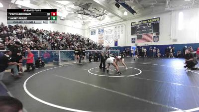 125 lbs Champ. Round 1 - Jaimy Perez, Valley View vs Faith Jernigan, Cerritos