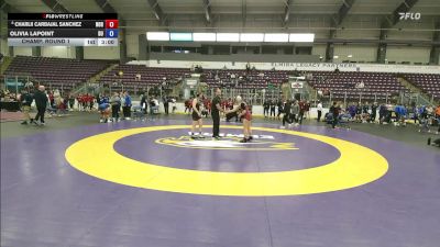 138 lbs Champ. Round 1 - Olivia Lapoint, D`Youville vs Charlii Carbajal Sanchez, Norwich