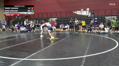 149 lbs Quarterfinal - Tommy Johnson, The Citadel vs Boedi Kirkland, Montreat College