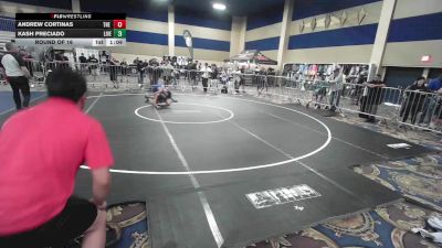 116 lbs Round Of 16 - Andrew Cortinas, The Snake Pit WC vs Kash Preciado, Live Training