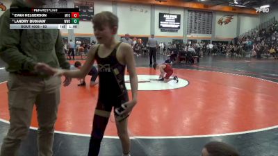 83 lbs Champ. Round 1 - Evan Helgerson, McDominate Training Center vs Landry Bushaw, Westside Wrestling Club