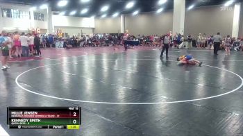 130 lbs Round 2 (8 Team) - Millie Jensen, Nebraska Wonder Women (A Team) vs Kennedy Smith, Queen Bees