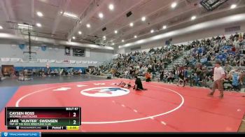 115 lbs Quarterfinal - Caysen Ross, Wyoming Unattached vs Jake ``Hunter`` Swensen, Top Of The Rock Wrestling Club