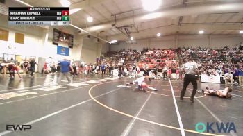 92 lbs Consi Of 4 - Jonathan Kidwell, Raw Wrestling Club vs Isaac Emerald, Raw Wrestling Club