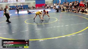 132 lbs Round 3 (4 Team) - Dylan Martin, Mountain View vs James Sievers, Social Circle