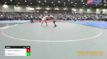 285 lbs Round Of 32 - Arik Brecht Crabtree, Dallas Mat Club vs Giovanni Navarro Jr, Shake N Bake