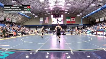 138 lbs Finals (2 Team) - Andrew Alexander, Hickory Ridge High School vs Alexander Rodriguez, Cardinal Gibbons High School