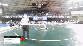 3A 215 lbs Quarterfinal - Dre Tarrant Sio-Fetaui, Lincoln (Tacoma) vs Hollis Bontrager, Everett