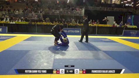 Francesco Salas Lagazzi vs Peyton Sawn Yeej Yang 2025 Pan Kids Jiu-Jitsu IBJJF Championship
