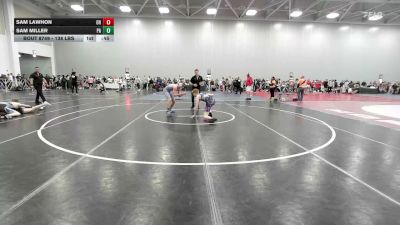 138 lbs Consi Of 32 #2 - Sam Lawhon, OH vs Sam Miller, PA