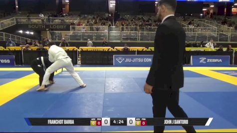 Franchot Barba vs John J Santoro 2025 Pan Jiu Jitsu IBJJF Championship