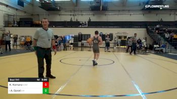 Consolation - Kody Komara, Kent State vs Alec Opsal, Air Force