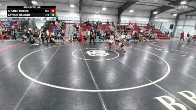 97-101 lbs Round 5 - Arthur Hilliard, Lingle-Ft. Laramie/Southeast vs Archer Dubois, Wellington