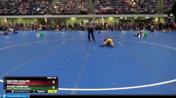 75 lbs Quarterfinal - Walter Caulum, West Salem Bangor vs Ryker Norman, Ubasa Wrestling Academy