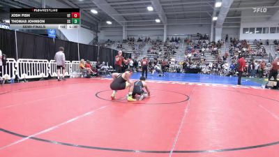 145 lbs Semifinal - Josh Fish, UT vs Thomas Johnson, SC