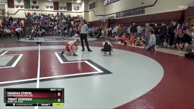 PW-18 lbs Round 2 - Maddax Stiefel, East Buchanan Mat Club vs Trent Goedken, Indee Mat Club