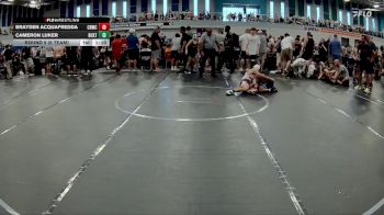 80 lbs Round 5 (6 Team) - Cameron Luker, Buxton vs Brayden Acquafredda, Cocoa Beach WC