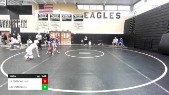 138 lbs Round Of 16 - Jesse Defonce, Danbury vs Blake Peters, Hall