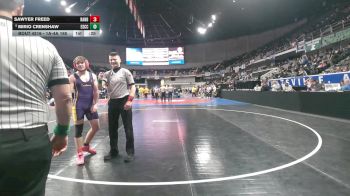 1A-4A 165 Cons. Round 3 - Mirio Crenshaw, Escambia County vs Sawyer Freed, Ranburne