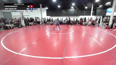 88 lbs Logan Brickley, Maryland vs Zeke Mikolyzk, Minnesota Blue