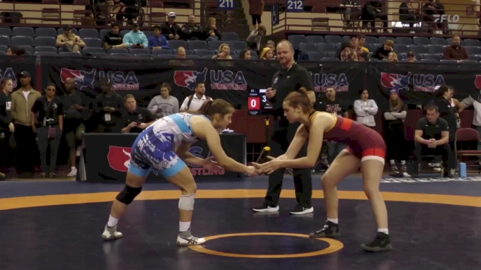 62 lbs Cons. Round 4 - Hailey Chapman, Colorado Mesa Wrestling Club vs ...