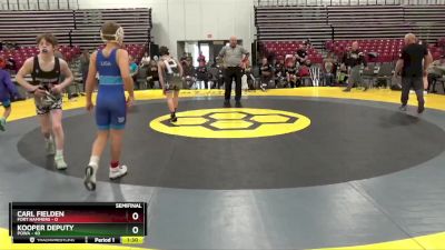 95 lbs Semis & 1st Wrestleback (8 Team) - Kooper Deputy, POWA vs Carl Fielden, Fort Hammers