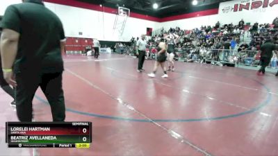 235 lbs Semifinal - Lorelei Hartman, Santa Ana vs Beatriz Avellaneda, Segerstrom