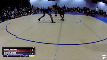 165 lbs Quarterfinal - Colin Jackson, Apple Wrestling Academy vs Samuel Diggs, Heavy Hitting Hammers Wrestlin